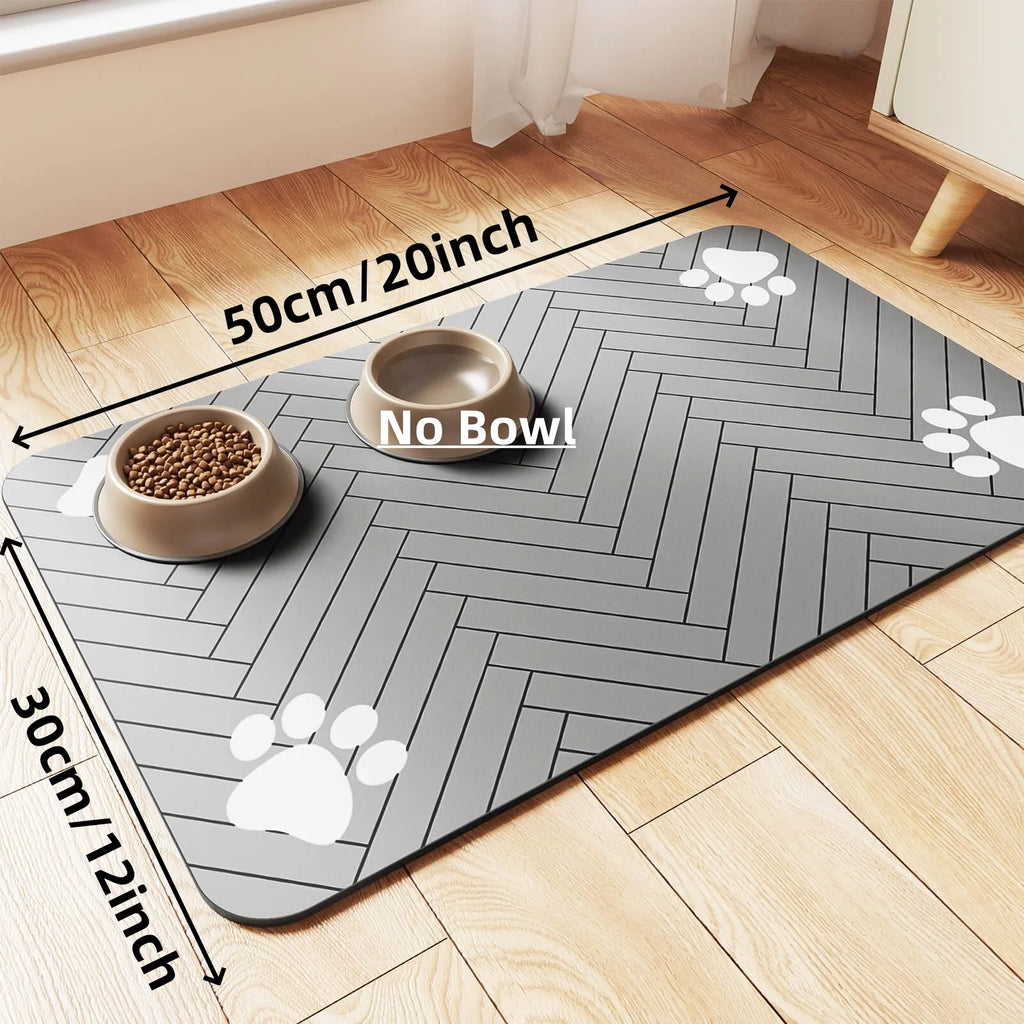 Absorbent Pet Bowl Placemat