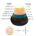 Round Plush Pet Bed