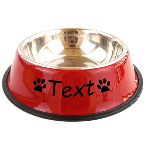 Personalised Stainless Steel Pet Bowl