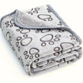 Ultra-Soft Paw Print Pet Blanket