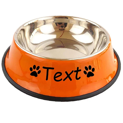 Personalised Stainless Steel Pet Bowl