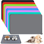 Silicone Pet Feeding Mat with Raised Edge