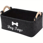Felt Pet Toy Storage Basket