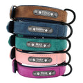 Scout - Personalised Leather Name Tag Dog Collar