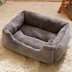 Plush Cat and Dog Cushion Bed