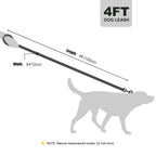 Padded PU Leather Dog Leash