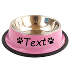 Personalised Stainless Steel Pet Bowl