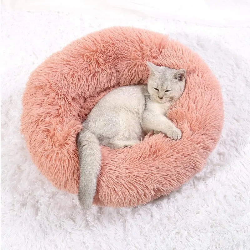 Round Plush Pet Bed
