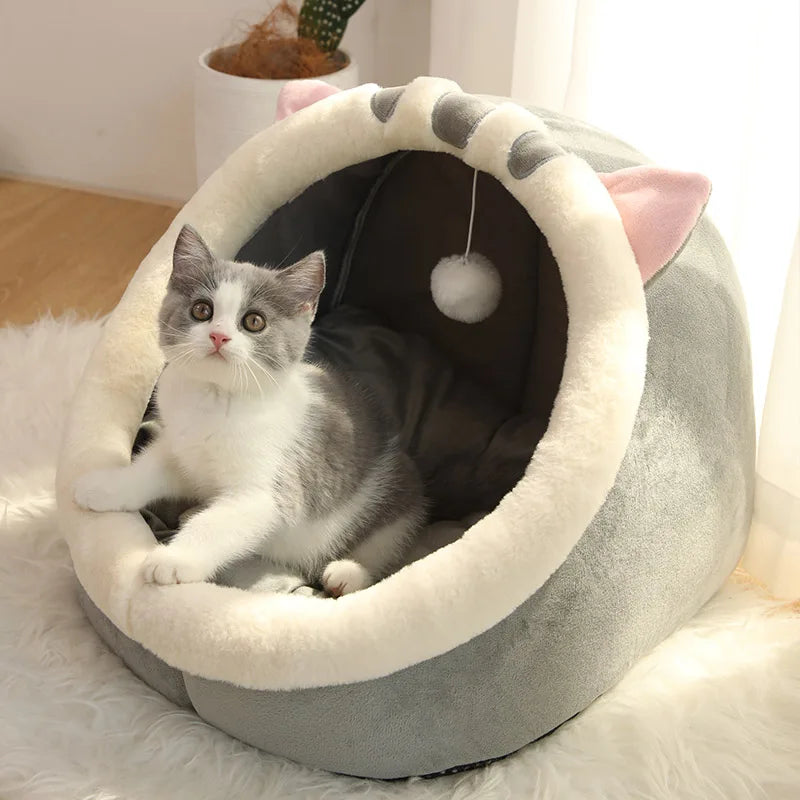 Cartoon Foldable Cat Bed