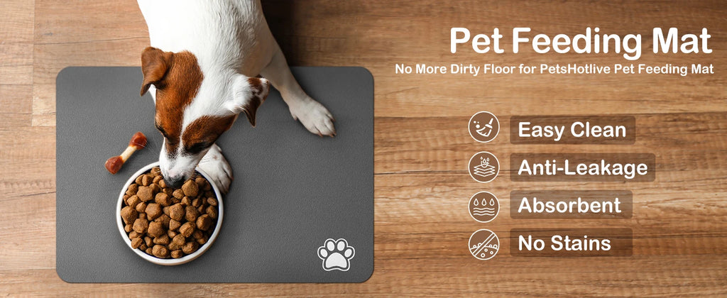 Quick-Dry Pet Feeding Mat