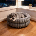 Round Plush Cat and Dog Bed
