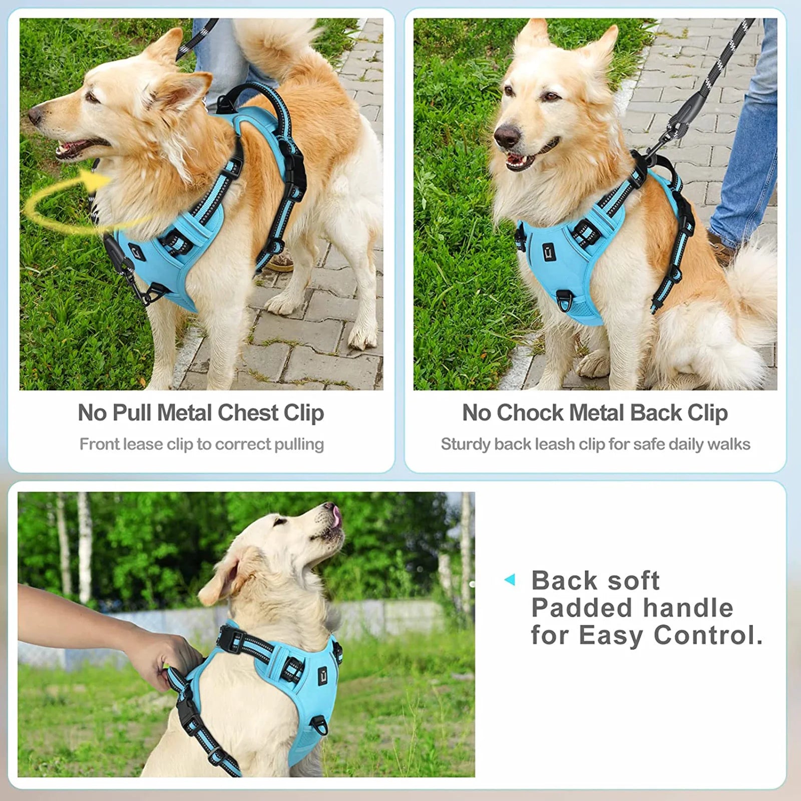 Quest - Padded No-Pull Dog Harness with Handle