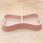 Bone-Shaped Double Pet Bowl Set