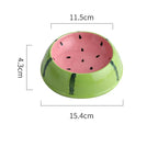 Fruit Design Ceramic Cat Bowl