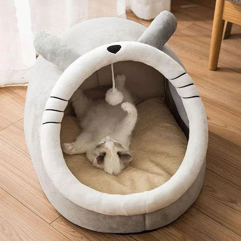 Cartoon Foldable Cat Bed