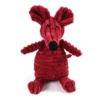 Corduroy Animal Squeaky Pet Toy
