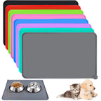 Silicone Pet Feeding Mat with Raised Edge
