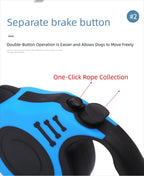 Retractable Dog Leash for Small Dogs