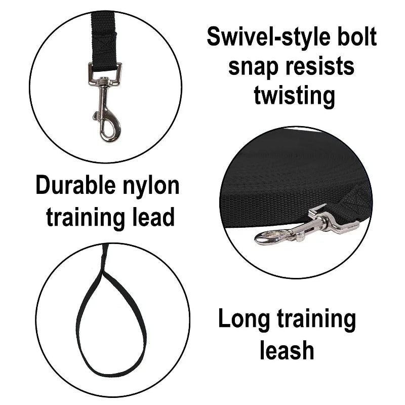 Long Nylon Dog Training Lead