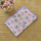 Paw Print Flannel Pet Blanket