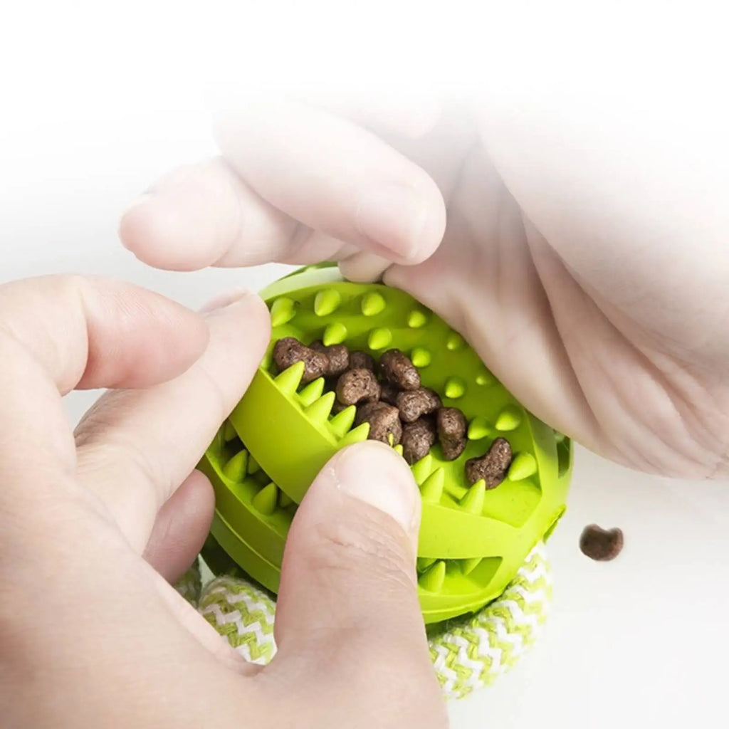 Treat-Dispensing Dog Toy Ball