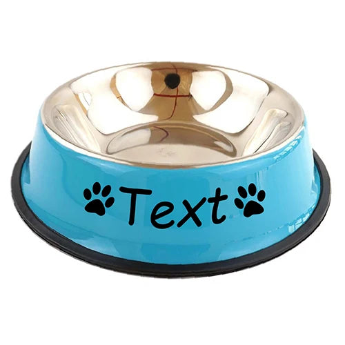 Personalised Stainless Steel Pet Bowl