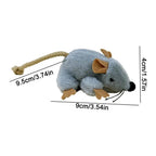 Plush Sound Mouse Cat Toy