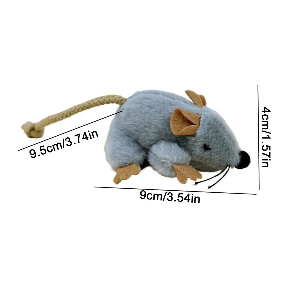 Plush Sound Mouse Cat Toy