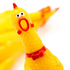 Screaming Chicken Dog Toy with Size Options