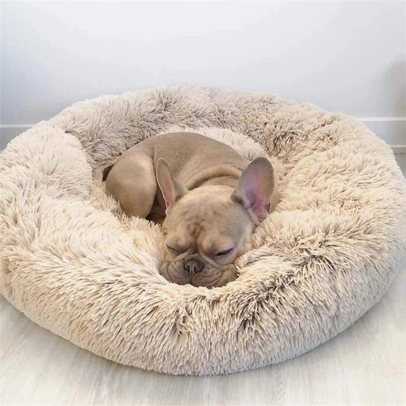 Round Plush Pet Bed