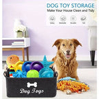 Felt Pet Toy Storage Basket
