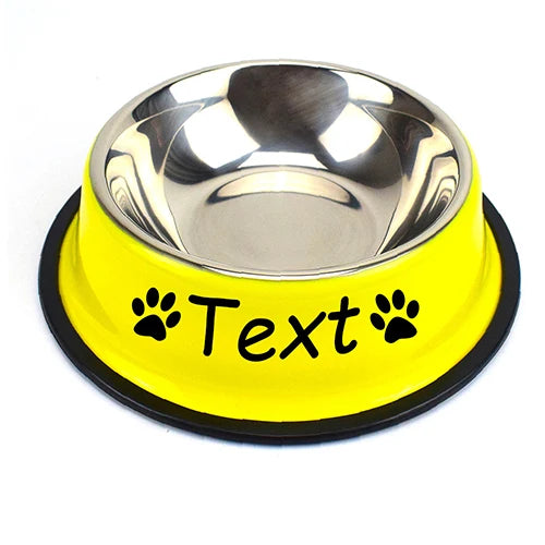 Personalised Stainless Steel Pet Bowl