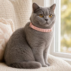 Bella wearing the Glimmer personalised rhinestone name pet collar