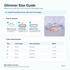 Glimmer collar size guide